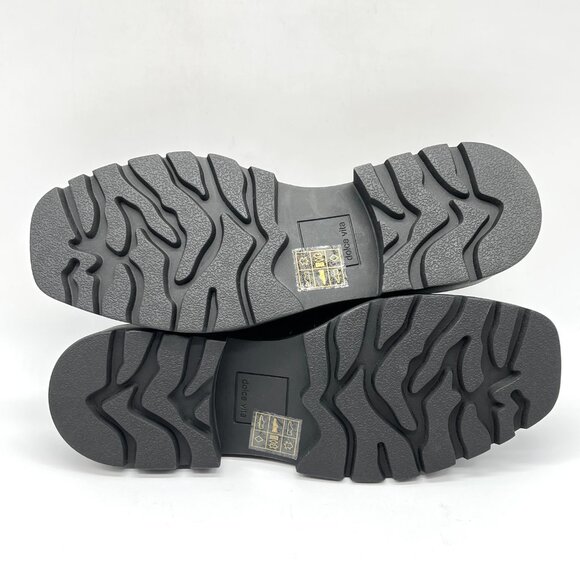 Dolce Vita Womens Size 6.5‎ Elias Black Leather Slip On Loafers Shoes - Picture 9 of 13